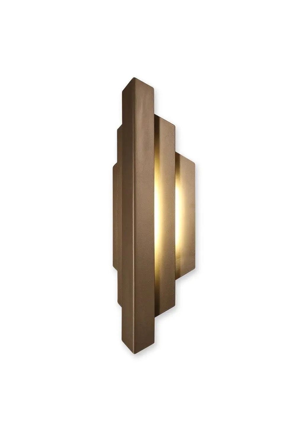 Vertical Geometric Modern Handmade Wall Sconce