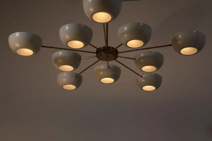 10 Arms Large Italian Modern Sputnik Chandelier