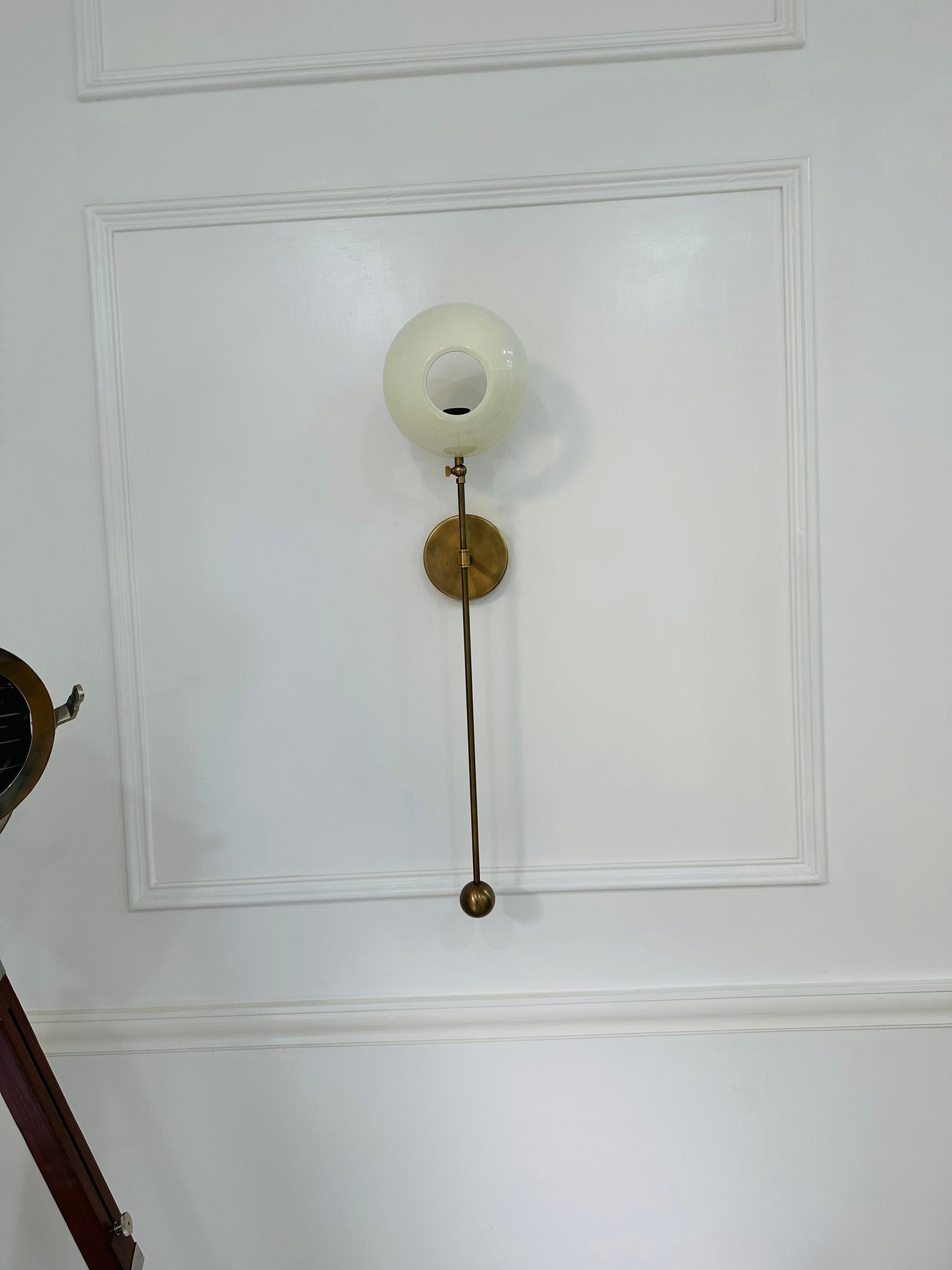 Handcrafted Brass Italian Wall Scone